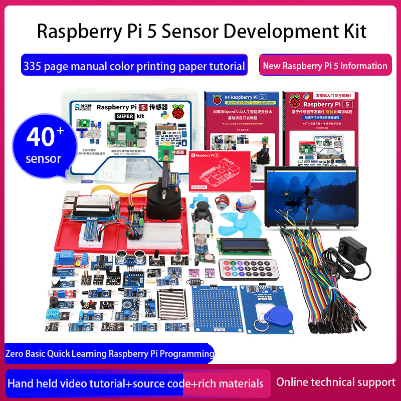 Raspberry Pi 5 8Gb Board - Kit pengembangan Sensor 5 Raspberry Pi